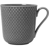 Lyngby Porcelæn Tasse Rhombe Earth Mug With Handle-39 Cl-slate