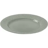 Lyngby Porcelæn Assiette Plate Rhombe Earth Lunch Plate-21 Cm-moss