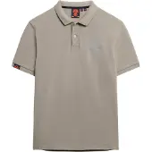 Superdry Vint Destroy Short Sleeve Polo Gris S Homme