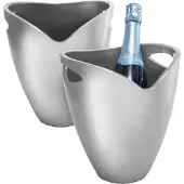 Pulltex Seau à Champagne Pultex Argent