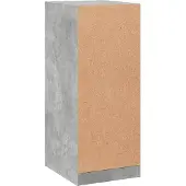 vidaXL Garde-robe gris béton 48x41x102 cm bois d'ingénierie