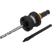 DeWalt Adaptateur pour scies cloches à changement rapide 13mm, pour mèches à bois 32-210mm + 10mm (130 mm)