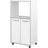 Bigbuy READY Chariot de cuisine - L 60cm - Blanc