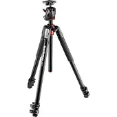 Manfrotto Kit Trépied 055xpro As Avec Tête à Rotule Aluminium