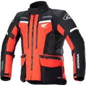 Alpinestars Bogotá Pro Honda, veste textile Drystar ,Rouge Clair/Noir ,M