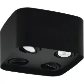 Eglo Spot en saillie Zigbee Caminales-Z 4 lumières noir