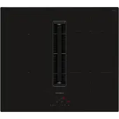Siemens Table de cuisson aspirante induction 60cm 4 foyers 7400w noir - - ED611BS16E -