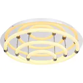 Globo Lighting Plafonnier métal chromé, LED