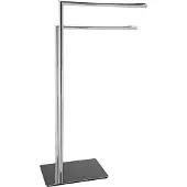 Wenko 18563100 Porte Serviettes à Poser 2 Bras Fixes Recco