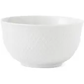 Lyngby Porcelæn Bol Rhombe White 13 Cm