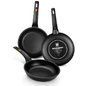 BRA Aluminium Cast Pan 18 Cm Noir