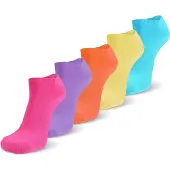 Normani Chaussettes jaune / violet clair / orange / rose