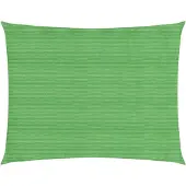 vidaXL Voile d'ombrage 160 g/m² Vert clair 6x7 m PEHD