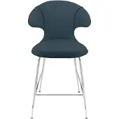 UMAGE Time Flies Tabouret de Comptoir Chrome | Jet Air Blue