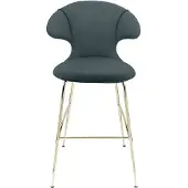 UMAGE Time Flies Tabouret de Bar Brass | Quantum Blue