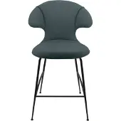 UMAGE Time Flies Tabouret de Comptoir Black | Quantum Blue