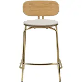 UMAGE Curious Tabouret de Comptoir Brass | White Sands
