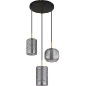 Globo Lighting Suspension Lampigna 3 lumières rondes