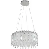 Globo Lighting Lampe suspendue Klunka chrome Ø 59,5cm
