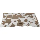 Animal Boulevard Cow Plush coussin de cage blanc/moka