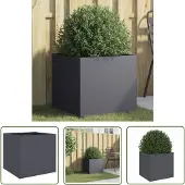 vidaXL Jardinière anthracite 49x47x46 cm acier