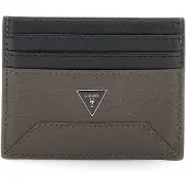 GUESS Hommes, Portefeuille, Torino Card Holder, Marron