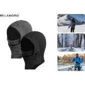 Milanoro - Bonnet écharpe polaire chaud - Gris - 1 pièce