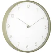 Karlsson - Horloge murale Sencillez - Thé vert - Ø30cm
