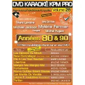 KPM Karaoke PRO Volume 28 Les Années '80-'90 DVD