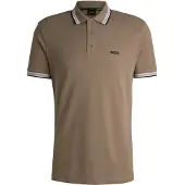 BOSS Polo Paddy en piqué de coton