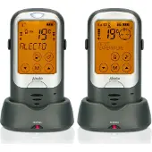 Alecto DBX68GS - Babyphone longue portée pour l'extérieur, anthracite / noir