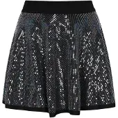Faina Jupe 'Fashion Look' bleu / vert clair / noir / argent