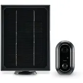 Hama Überwachungskamera, WLAN-Kamera outdoor, Akku, Solar, Aufzeichnung, 1080p (00176648)