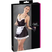 Cottelli - déguisement soubrette avec tablier - noir et blanc - M