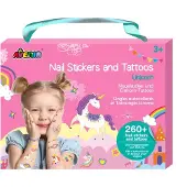 Ginza.se Nail Stickers and Tattoos Unicorns