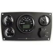 VETUS Aluminium Mpa34 0-4000rpm Engine Panel 12v Argenté 157 x 267 mm