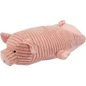 Duvo+ Jouet pour chien Duvo+ : cochon géant en peluche rose