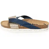 Bayton Mule 'Mildura' bleu marine / or