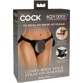 King Cock Elite - harnais avec gode réaliste - silicone marron
