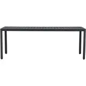 Ebuy24 Giardini table de jardin noir.