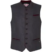 Spieth & Wensky Gilet folklorique graphite