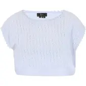 Faina Tops en tricot 'Fashion Look' bleu clair