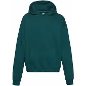 Just rhyse Sweat-shirt 'Motel' vert foncé / rose clair / blanc