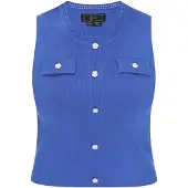 Faina Tops en tricot 'Fashion Look' bleu