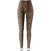 Lollys Laundry Leggings 'Dolly' beige clair / caramel / noir