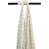 Meyco Baby Gingko Muslin 2 Units Beige Enfants