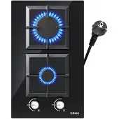 IsEasy Table De Cuisson à Gaz Mgbg-312s2c 30 Cm 2 Feux