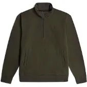 G-Star pour homme. D26305-D566-995 Sweat-shirt Nifous Half Zip vert (S), Le coton biologique, Durable