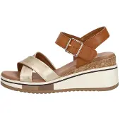 Sub55 Sandalen Hak Sandalen Hak - Cognac - Maat 39