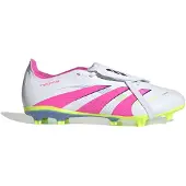 Adidas Chaussures de football Homme Predator League Tongue FG/MG terrain ferme/multi-terrains Cloud White/Lucid Lemon/Lucid Pink